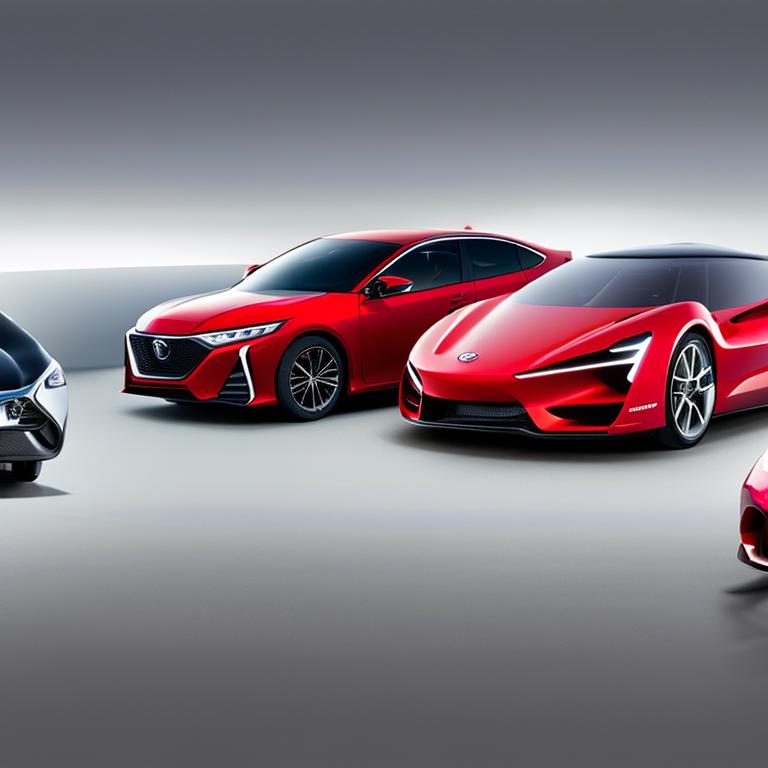 An illustration showing collaboration between Toyota, Honda, and Nissan in software development for future cars, symbolizing unity and innovation in the automotive industry. The image depicts the integration of software specifications and the enhancement of efficiency and competitiveness in the development of next-generation vehicles.